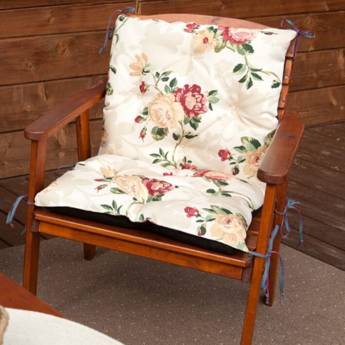 Quilted Chair Cushion 50x50x50cm