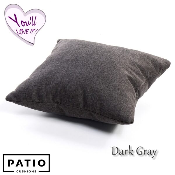 Square Decor Pillow - Dark Grey