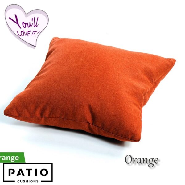 Square Decor Pillow - Orange