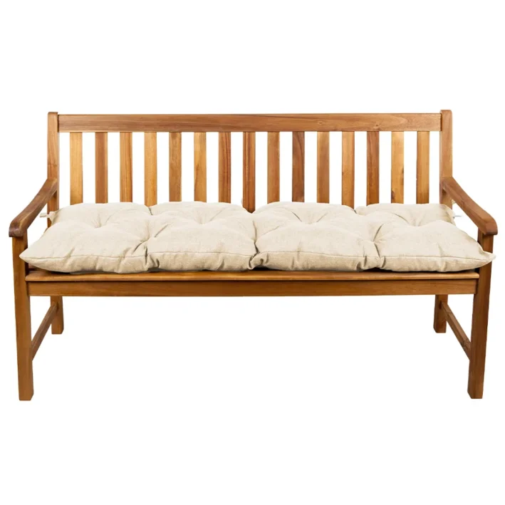 cream bench cushion