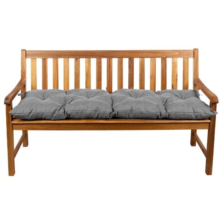 light grey bench cushion