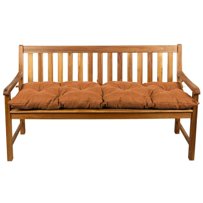 orange bench cushion