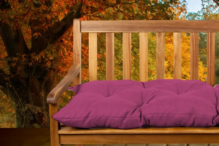 bench cushion violet