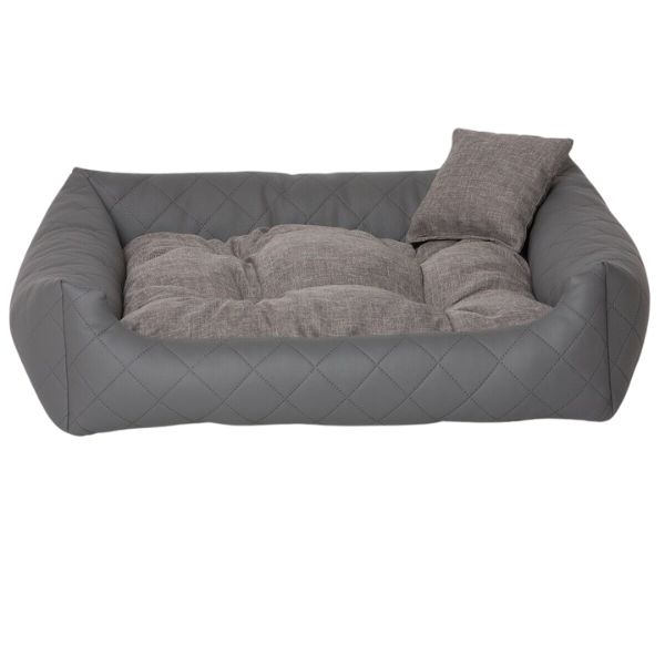 dog bed dark grey