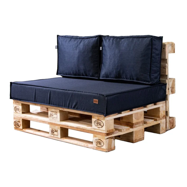 Garden outdoor pallet cushions set – Navy
