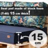 Garden pallet cushions UV fabric Dark melange - Image 5