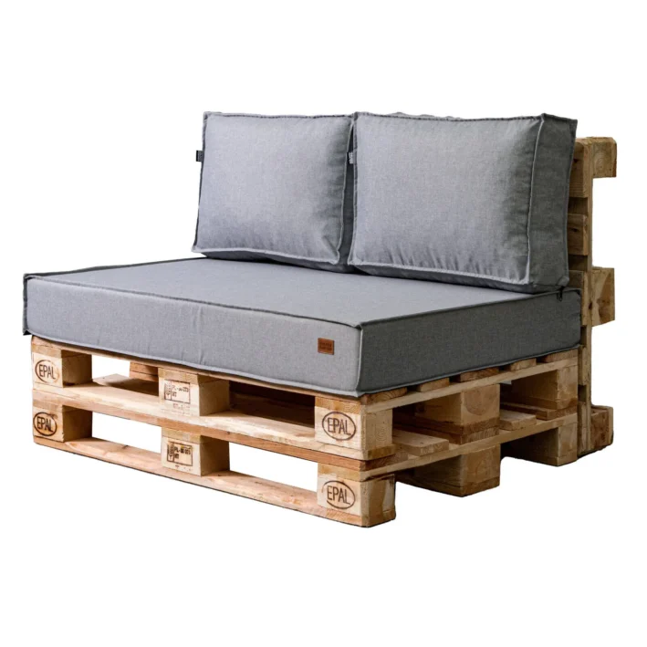 Garden pallet cushions UV fabric Light melange