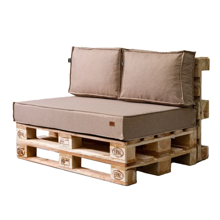 Garden pallet cushions UV fabric Cappuccino
