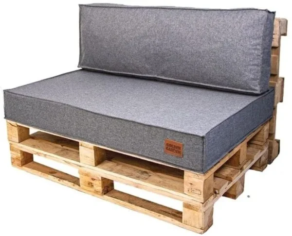 Patio pallet cushions set soft touch Light linen - Image 4