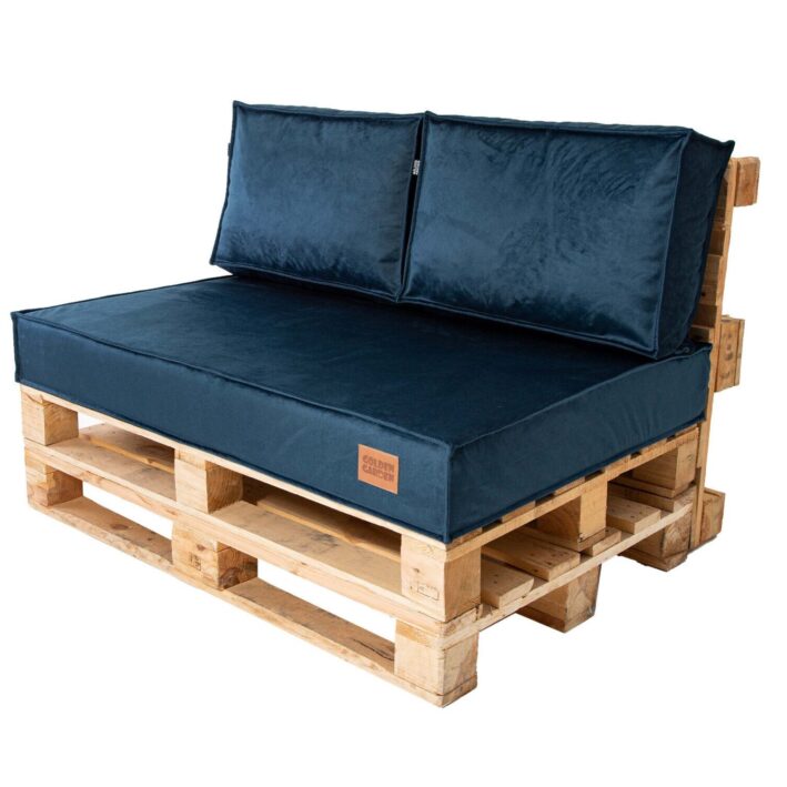 Patio pallet cushions set soft touch Navy