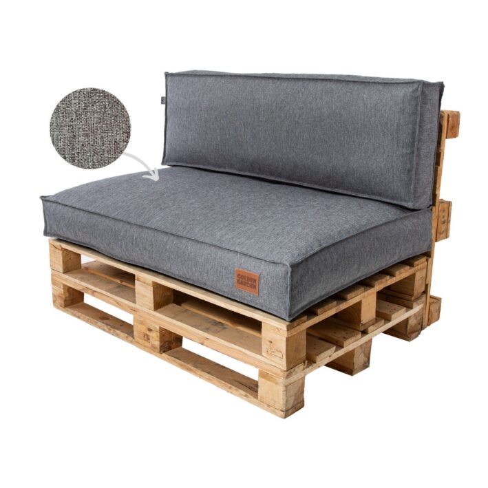 Patio terrace pallet cushions set soft touch Light linen