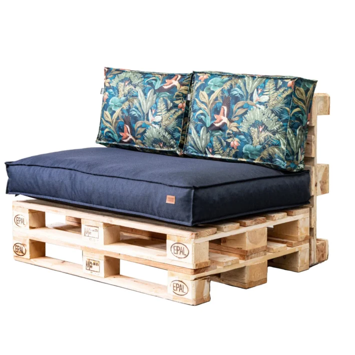 Garden pallet cushions set waterproof Birds