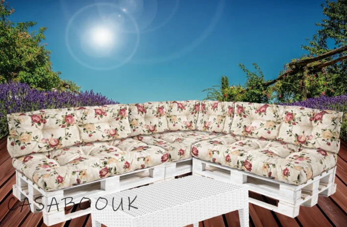 pallet cushion flower