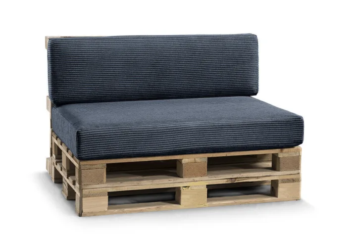 pallet cushion navy blue