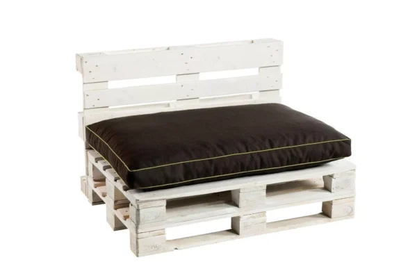 Luxury Pallet Cushions Garden seating pad & backrest - Brown, PWK - Image 2
