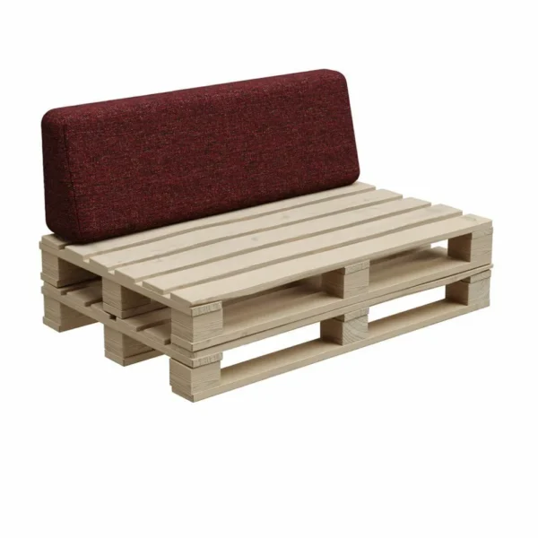 Ellegant Garden Cushion, pallet sofa cushions - Burgundy, PFBG - Image 2