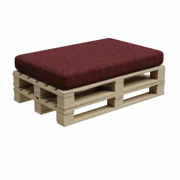 Ellegant Garden Cushion, pallet sofa cushions - Burgundy, PFBG - Image 3