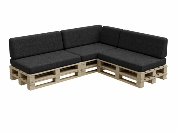 Ellegant Garden Cushion, pallet sofa cushions - Graphite, PFBG - Image 4