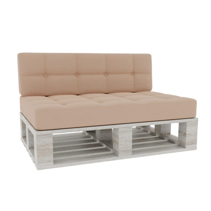 Elegant Pallet Cushions Garden seating pad & backrest - Beige, PFG