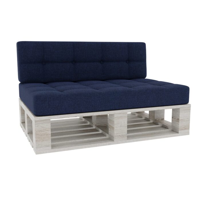 Elegant Pallet Cushions Garden seating pad & backrest - Dark blue, PFG