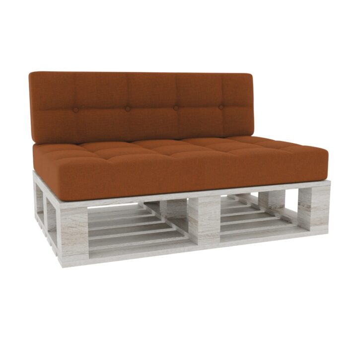 Elegant Pallet Cushions Garden seating pad & backrest - Orange, PFG