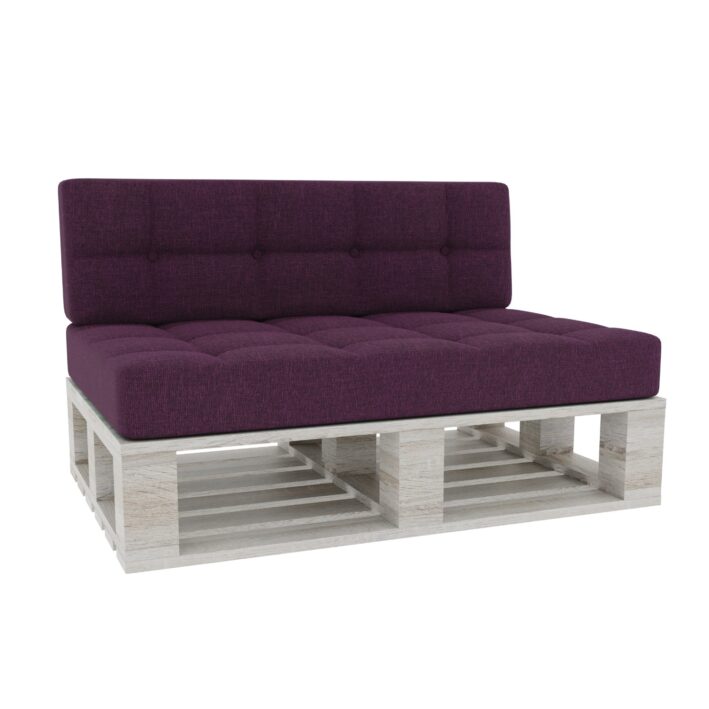 Elegant Pallet Cushions Garden seating pad & backrest - Violet, PFG