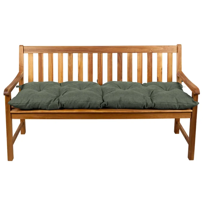 dark green bench cushion