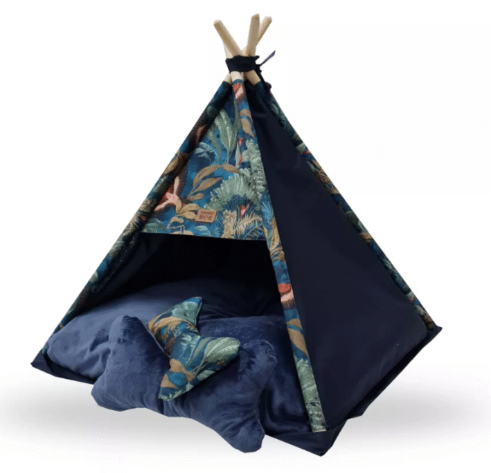 Dog bed TIPI Style – Birds