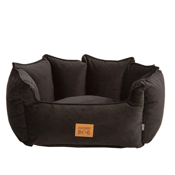 Dog bed CROWN Lux – Black