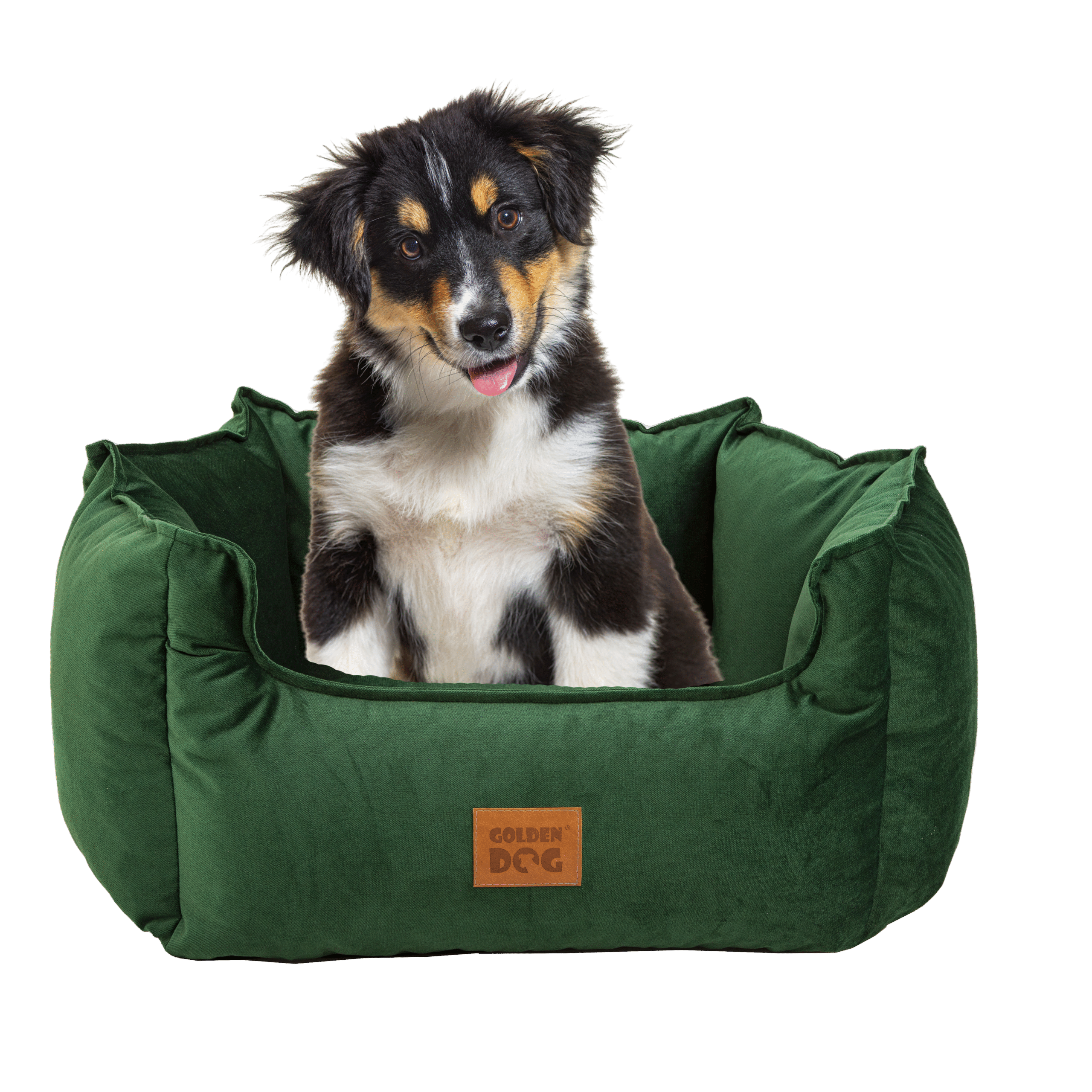 Dog bed CROWN Lux – Green