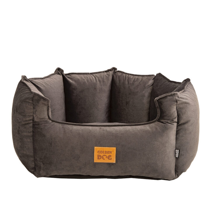 Dog bed CROWN Lux – Grey