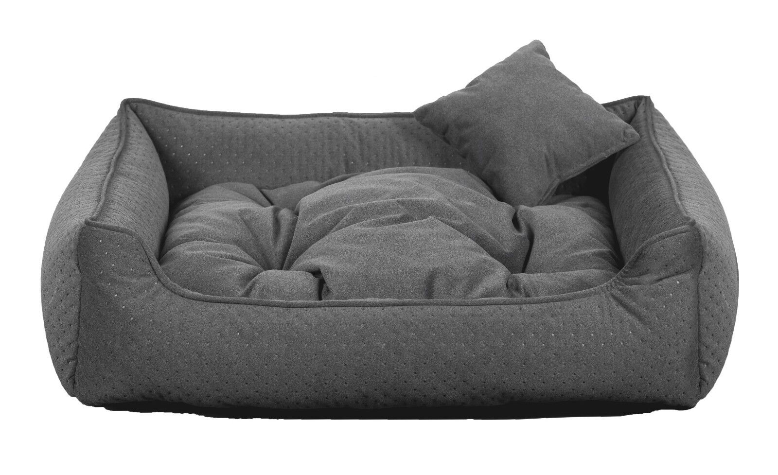 basel grey dog bed