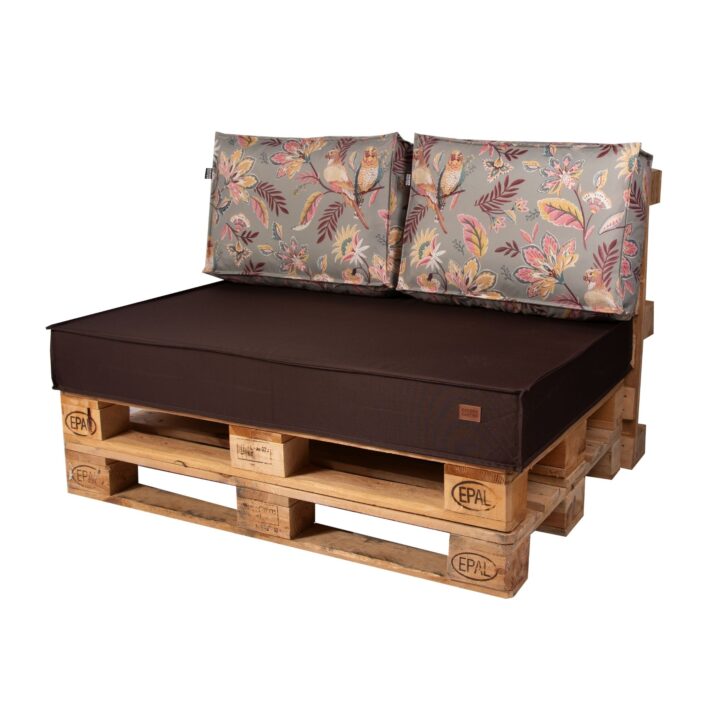 Garden pallet cushions set – Frida chocolate