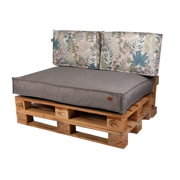 Garden pallet cushions set - Pastel leaves