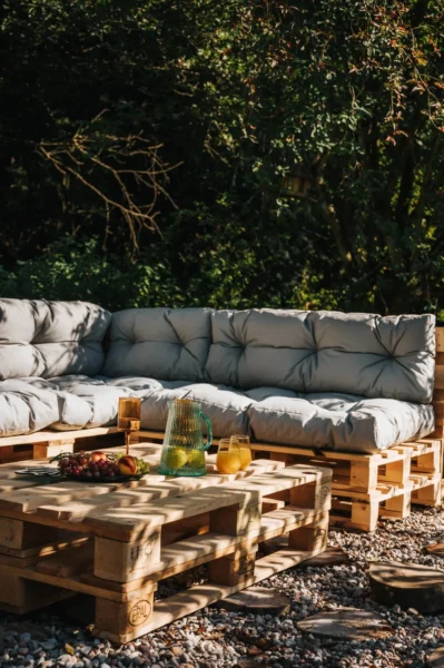 Pallet Cushions, Water Resistant - Grey, PPIW - Image 2